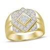 Thumbnail Image 0 of Men's Diamond Ring 1/4 ct tw Round-cut 10K Yellow Gold