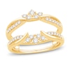 Thumbnail Image 1 of Now + Forever Diamond Enhancer Ring 3/8 ct tw Round-cut 14K Yellow Gold