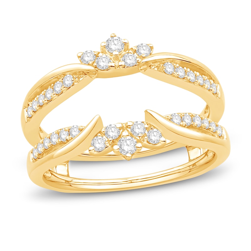 Main Image 1 of Now + Forever Diamond Enhancer Ring 3/8 ct tw Round-cut 14K Yellow Gold