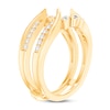 Diamond Enhancer Ring 3/8 ct tw Round-cut 14K Yellow Gold
