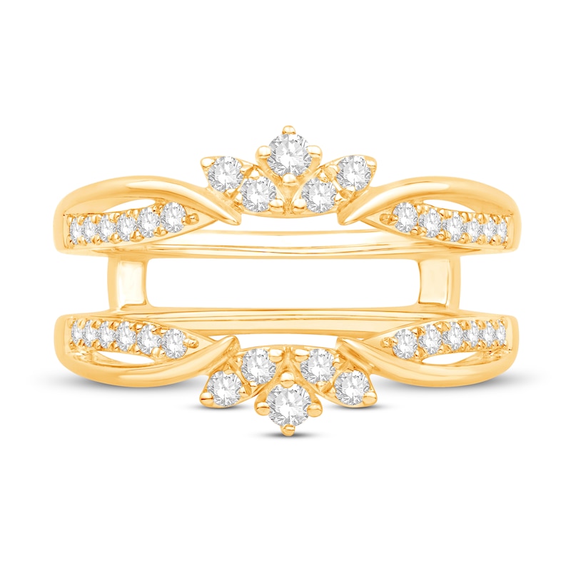 Main Image 3 of Now + Forever Diamond Enhancer Ring 3/8 ct tw Round-cut 14K Yellow Gold