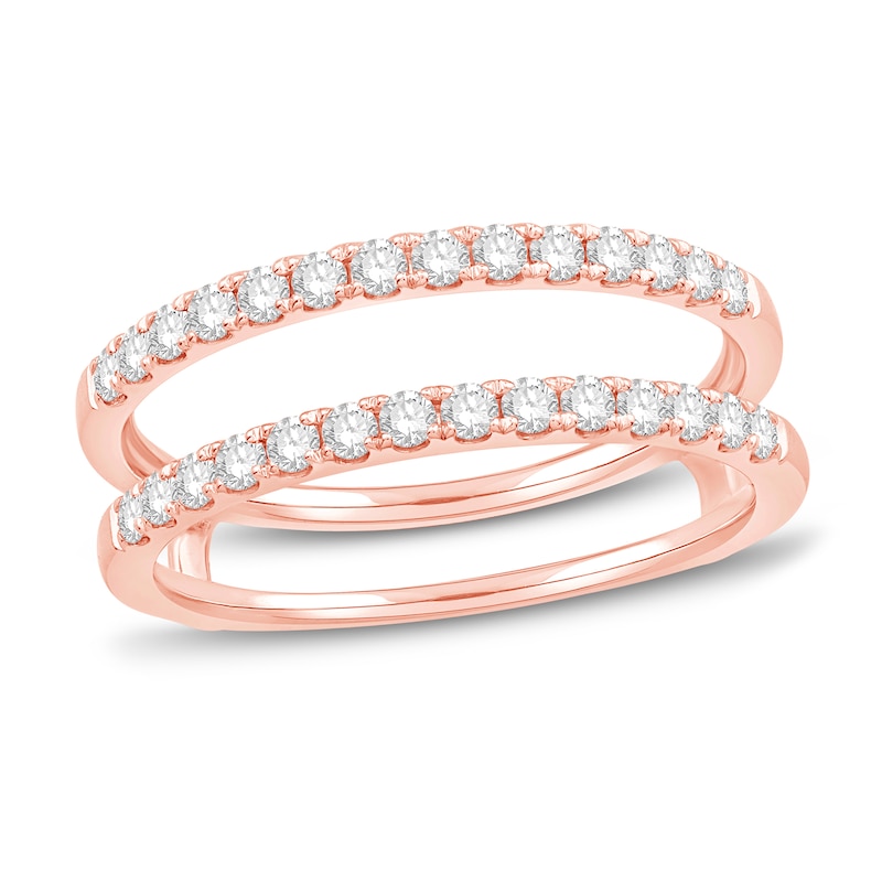 Main Image 1 of Now + Forever Diamond Enhancer Ring 1/2 ct tw Round-cut 14K Rose Gold