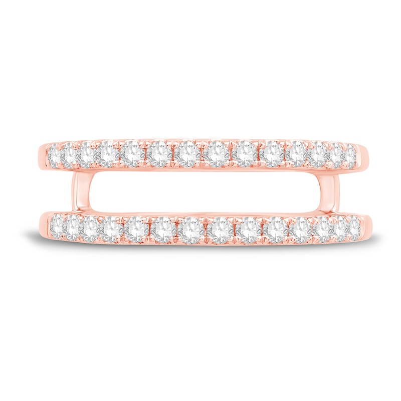 Main Image 3 of Now + Forever Diamond Enhancer Ring 1/2 ct tw Round-cut 14K Rose Gold
