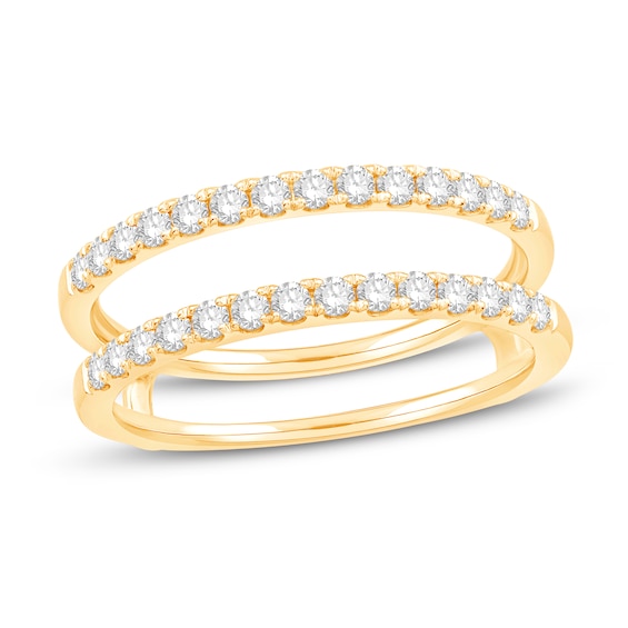 Now + Forever Diamond Enhancer Ring 1/2 ct tw Round-cut 14K Yellow Gold
