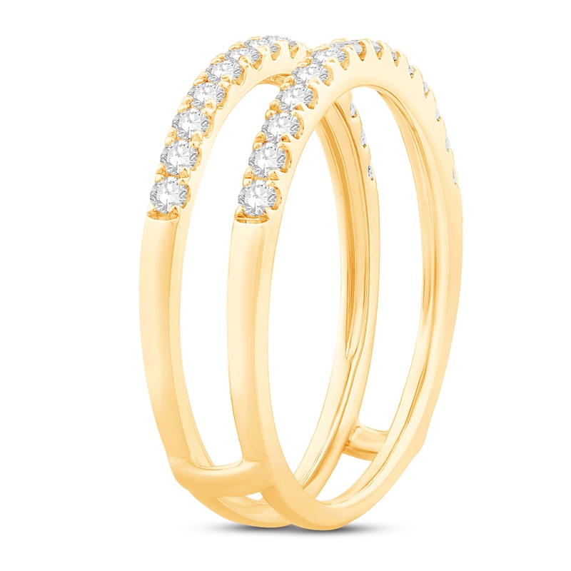 Main Image 2 of Now + Forever Diamond Enhancer Ring 1/2 ct tw Round-cut 14K Yellow Gold