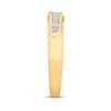 Thumbnail Image 3 of Now + Forever Men's Diamond Wedding Band Round/Baguette-Cut 1/3 ct tw 10K Yellow Gold