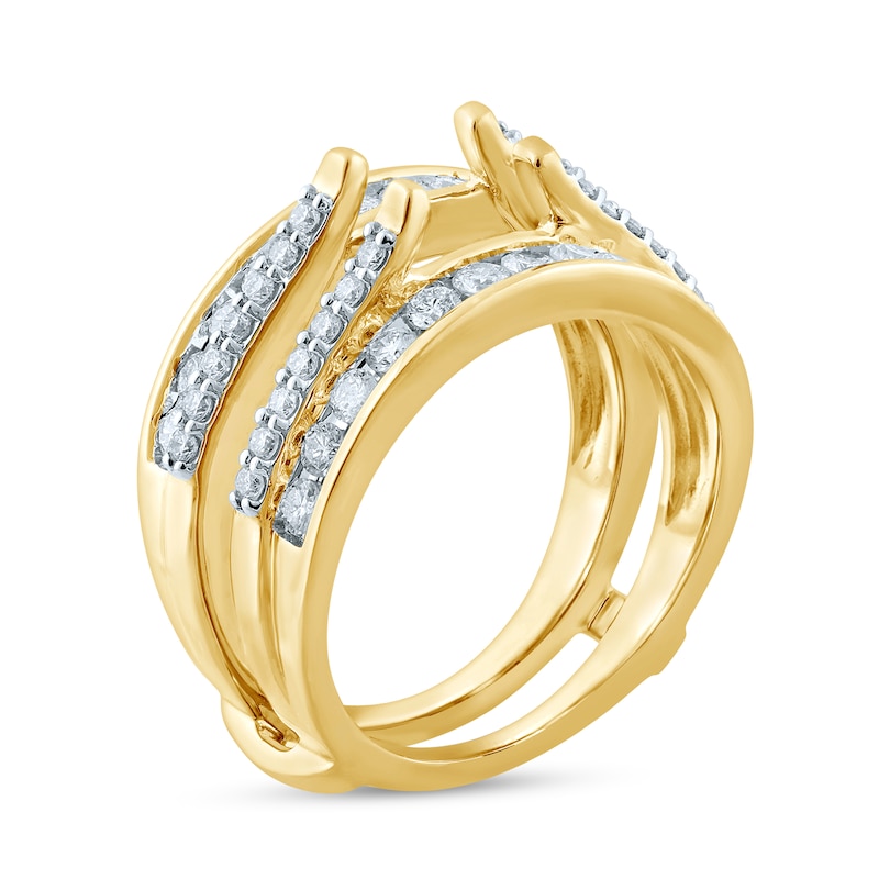 Main Image 2 of Now + Forever Diamond Enhancer Band 1 ct tw Round-cut 14K Yellow Gold