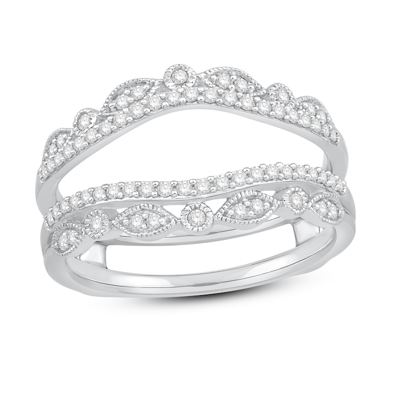 Main Image 1 of Now + Forever Diamond Enhancer Ring 1/3 ct tw Round-Cut 14K White Gold