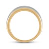 Thumbnail Image 3 of Now + Forever Men's Diamond Wedding Band 3/4 ct tw Round-cut 14K Two-Tone Gold