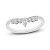 Thumbnail Image 1 of Diamond Contour Ring 3/8 ct tw Pear/Round 14K White Gold