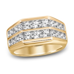 Now + Forever Men's Diamond Wedding Band 2 ct tw Round-Cut 10K Yellow Gold