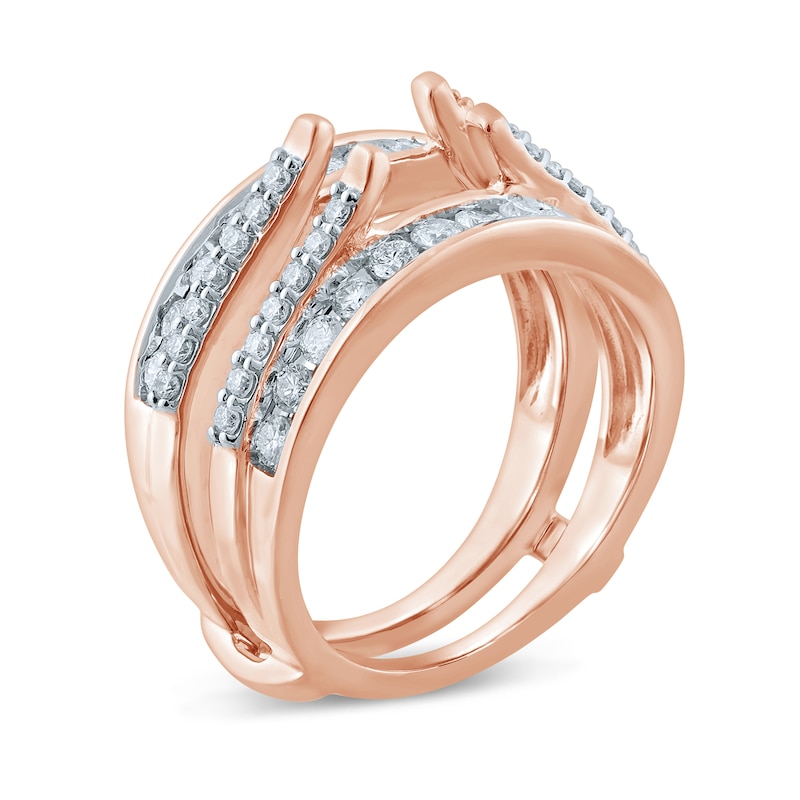 Diamond Enhancer Ring 1 ct tw Round-cut 14K Rose Gold