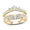 Thumbnail Image 0 of Diamond Enhancer Band 1/2 ct tw Round/Marquise/Baguette 14K Yellow Gold