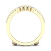 Thumbnail Image 3 of Diamond Enhancer Band 1/2 ct tw Round/Marquise/Baguette 14K Yellow Gold
