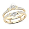 Thumbnail Image 1 of Now + Forever Diamond Enhancer Band 1/2 ct tw Round/Marquise 14K Yellow Gold