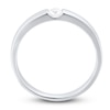 Thumbnail Image 2 of Now + Forever Men's Diamond Wedding Band 1/5 ct tw Round-cut 10K White Gold