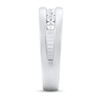 Thumbnail Image 3 of Now + Forever Men's Diamond Wedding Band 1/2 ct tw Round-cut 10K White Gold