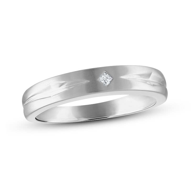 Main Image 1 of Now + Forever Diamond Accent Band 14K White Gold