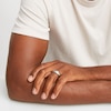 Thumbnail Image 4 of Now + Forever Men's Black Diamond Wedding Band 1/5 ct tw Round-cut 10K White Gold