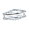 Thumbnail Image 1 of Now + Forever Diamond Enhancer Ring 1/2 ct tw Round-cut 14K White Gold