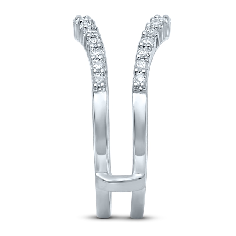 Main Image 2 of Now + Forever Diamond Enhancer Ring 1/2 ct tw Round-cut 14K White Gold