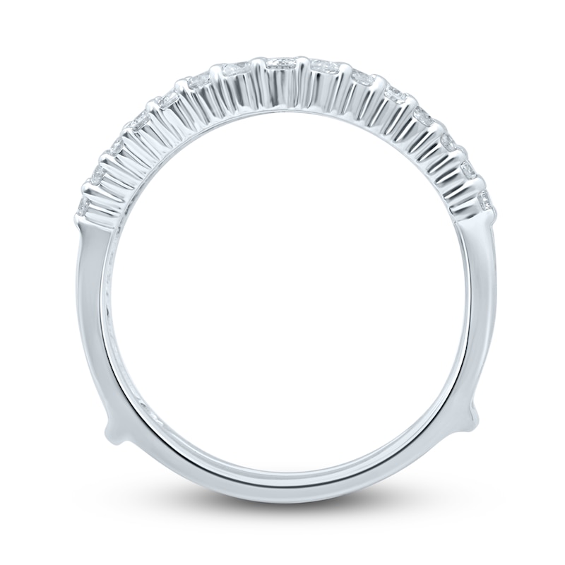 Main Image 3 of Now + Forever Diamond Enhancer Ring 1/2 ct tw Round-cut 14K White Gold