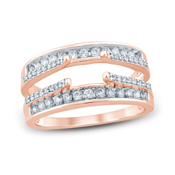 Now + Forever Diamond Enhancer Band 1/2 ct tw Round-cut 14K Rose Gold