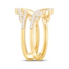 Thumbnail Image 2 of Now + Forever Diamond Enhancer Ring 1/2 ct tw Round-cut 14K Yellow Gold