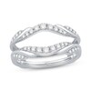 Thumbnail Image 0 of Diamond Enhancer Ring 1/3 ct tw Round-cut 14K White Gold
