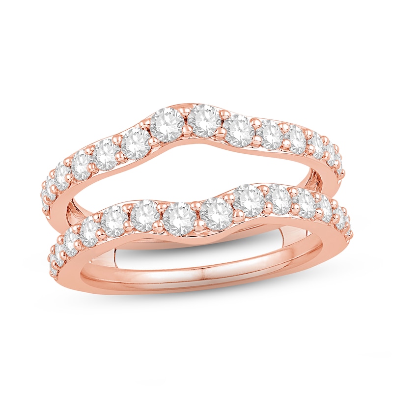 Main Image 1 of Now + Forever Diamond Enhancer Ring 1-1/4 ct tw Round-cut 14K Rose Gold