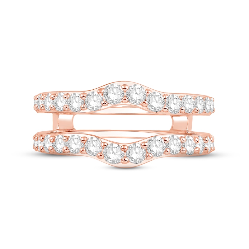 Main Image 3 of Now + Forever Diamond Enhancer Ring 1-1/4 ct tw Round-cut 14K Rose Gold