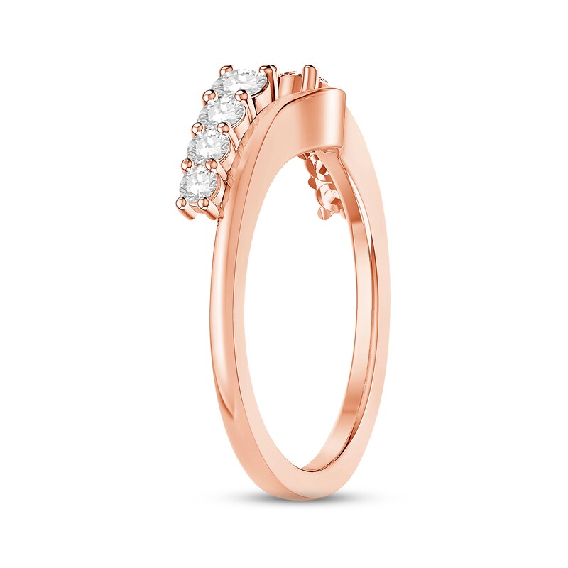 Main Image 2 of Now + Forever Diamond Enhancer Ring 1/2 ct tw Round-cut 14K Rose Gold