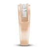 Thumbnail Image 3 of Now + Forever Men's Diamond Wedding Band 1/4 ct tw Round-cut 10K Rose Gold