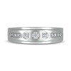 Thumbnail Image 1 of Men's Diamond Wedding Band 1/5 ct tw 10K White Gold