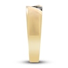 Thumbnail Image 2 of Now + Forever Men's Brown Diamond Wedding Band 1/10 ct tw Round-cut 10K Yellow Gold