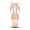 Thumbnail Image 2 of Now + Forever Men's Diamond Wedding Band 1 ct tw Round-cut 10K Rose Gold