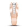 Thumbnail Image 1 of Men's Diamond Wedding Band 1 ct tw Round-cut 10K Rose Gold