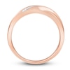 Thumbnail Image 3 of Now + Forever Men's Diamond Wedding Band 10K Rose Gold