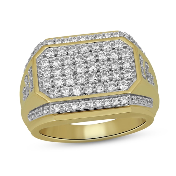 Kay Men's Octagon Diamond Ring 2 ct tw 10K Yellow Gold