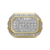 Thumbnail Image 1 of Men's Octagon Diamond Ring 2 ct tw 10K Yellow Gold