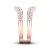 Thumbnail Image 3 of Now + Forever Diamond Enhancer Band 3/4 ct tw Round/Baguette 14K Rose Gold