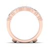 Thumbnail Image 4 of Now + Forever Diamond Enhancer Band 3/4 ct tw Round/Baguette 14K Rose Gold