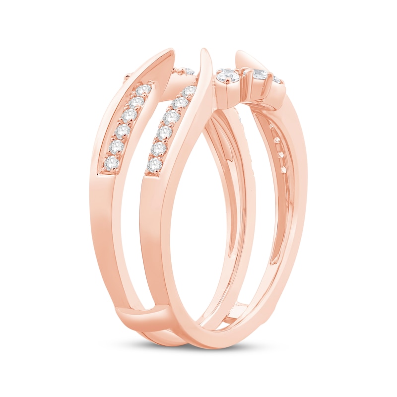 Main Image 2 of Diamond Enhancer Ring 1/2 ct tw Round-cut 14K Rose Gold