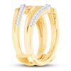 Diamond Enhancer Ring 1/3 ct tw Round-cut 14K Yellow gold