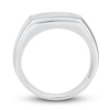 Men's Diamond Ring 1/2 ct tw Round-cut 10K White Gold