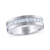 Thumbnail Image 0 of Men's THE LEO Ideal Cut Diamond Wedding Band 3/4 ct tw 14K White Gold