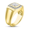 Thumbnail Image 1 of Men's Lab-Created Diamonds by KAY Square Ring 1 ct tw 14K Yellow Gold