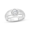 Men's Diamond Ring 1 ct tw Round-cut 14K White Gold