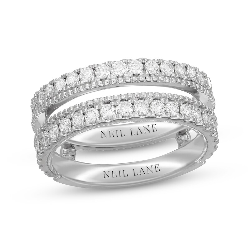 Neil Lane Diamond Enhancer Ring 1 ct tw Round-cut 14K White Gold - Size 7