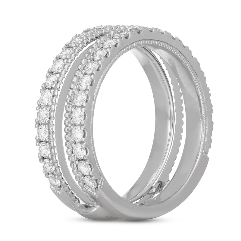 Neil Lane Diamond Enhancer Ring 1 ct tw Round-cut 14K White Gold - Size 7